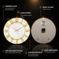 Golden Numerals — tempered glass, ultra HD print, ready to hang