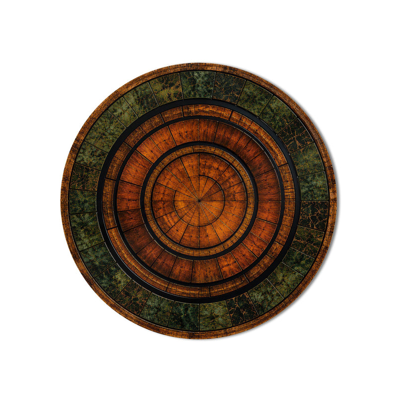 Emerald Timber Rings product shot on white background