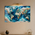Azure Marble World Map lifestyle view