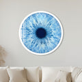 Arctic Blue Iris with white frame