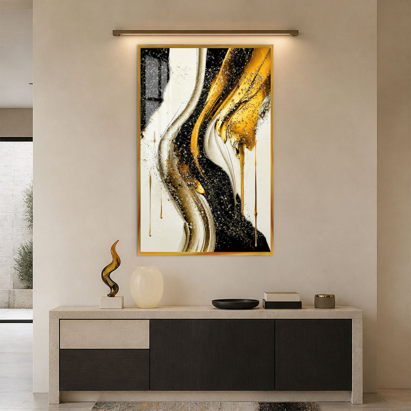 Golden Current with gold frame
