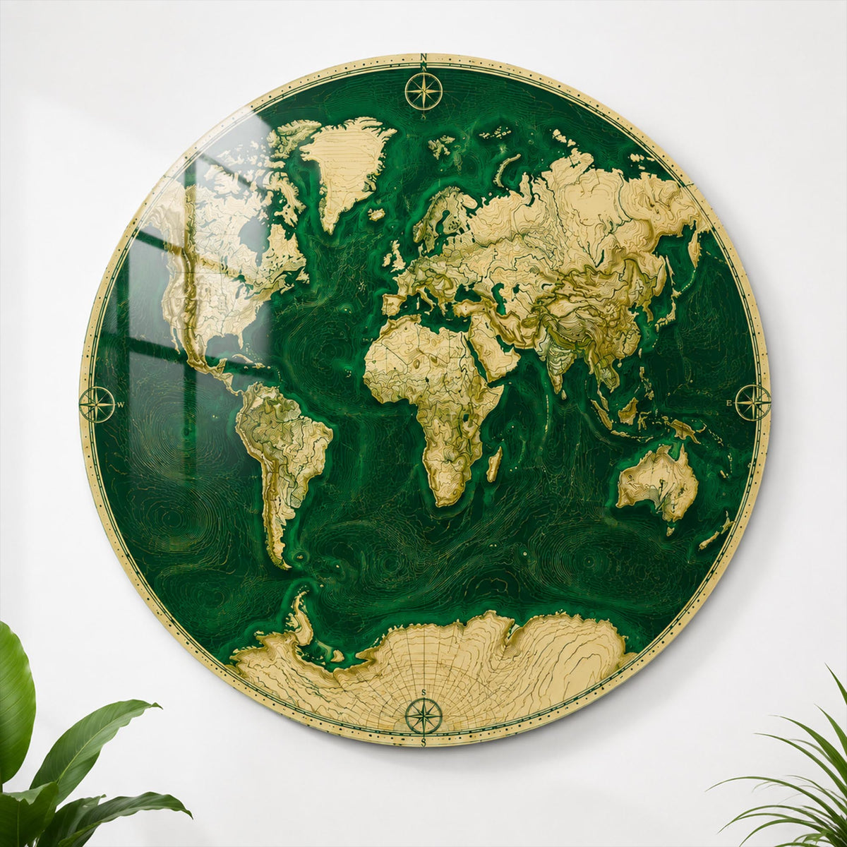 Emerald World Atlas lifestyle view