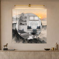 Misty Mountain Sunrise lifestyle view