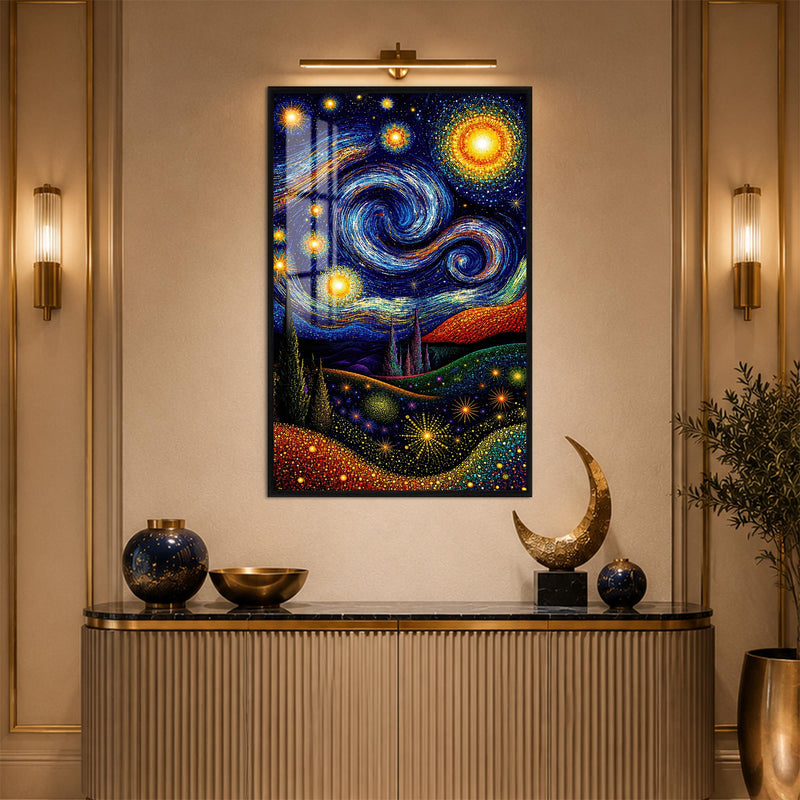 Celestial Whirlwind with black frame