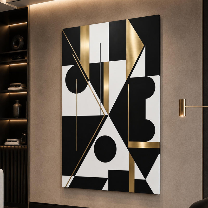 Gilded Geometric Harmony lifestyle view
