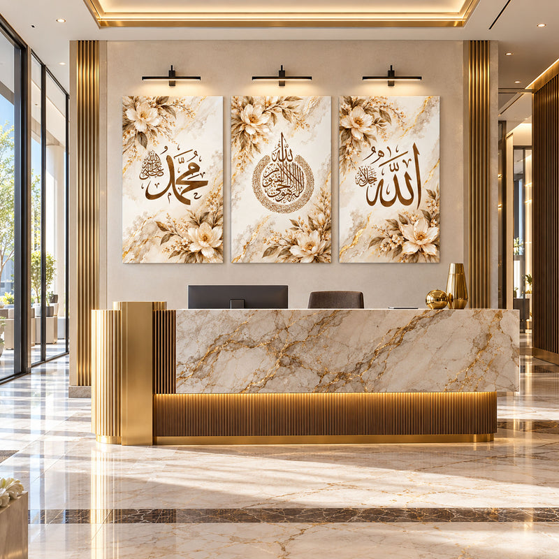 Golden Islamic Floral lifestyle view
