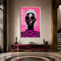 Artronauts Glass Print 12x18 cm | 4.7"x7.1" / Silver Pink Crystal Diva Glass Wall Art