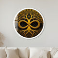 Eternal Golden Tree with white frame