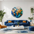 Gilded World Map lifestyle view