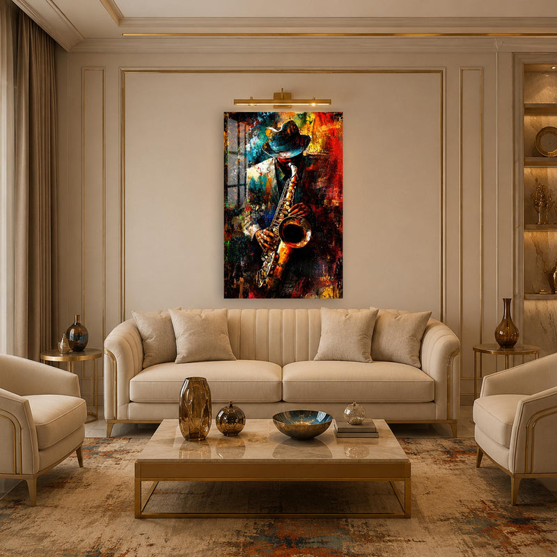 Saxophone In Colour lifestyle view