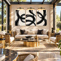Monochrome Brushstroke lifestyle view