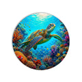 Tropical Sea Turtle product shot on white background