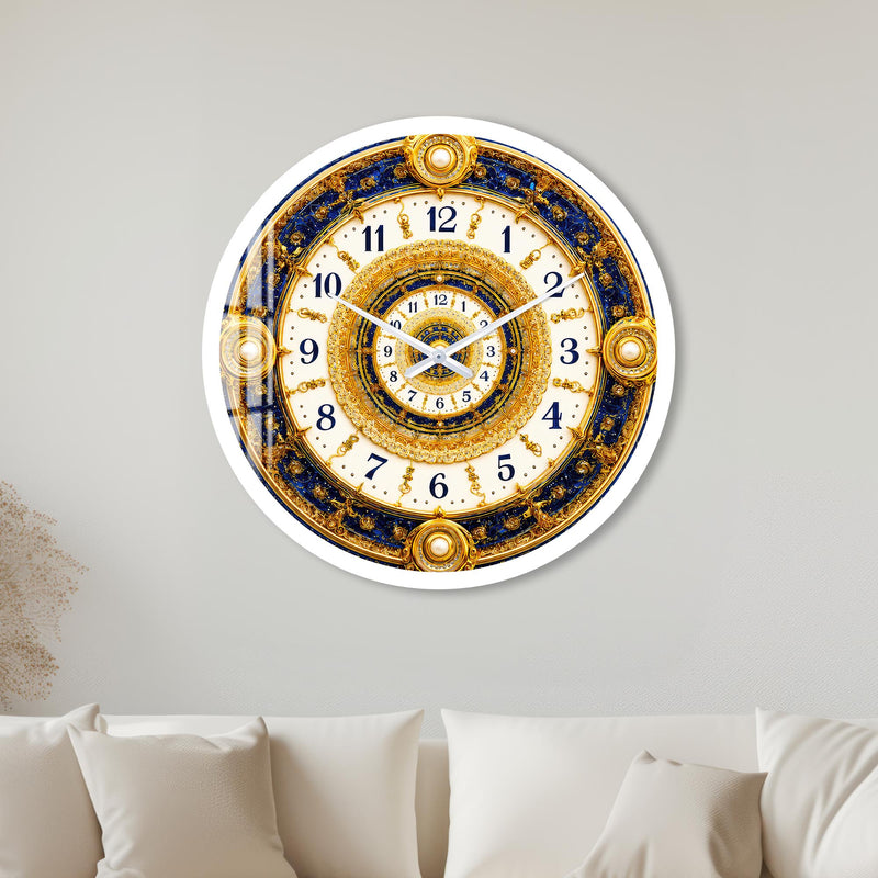 Royal Blue Opulence with white frame