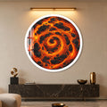 Molten Vortex with white frame
