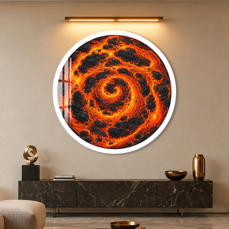 Molten Vortex with white frame