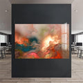 Artronauts Glass Print Aurora Flux-Abstract Tempered Glass Wall Art