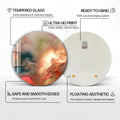 Artronauts Glass Print Celestial Rift-Rounded Tempered Glass Wall Art