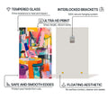 Artronauts Glass Print Abstract Studio- Tempered Glass Wall Art