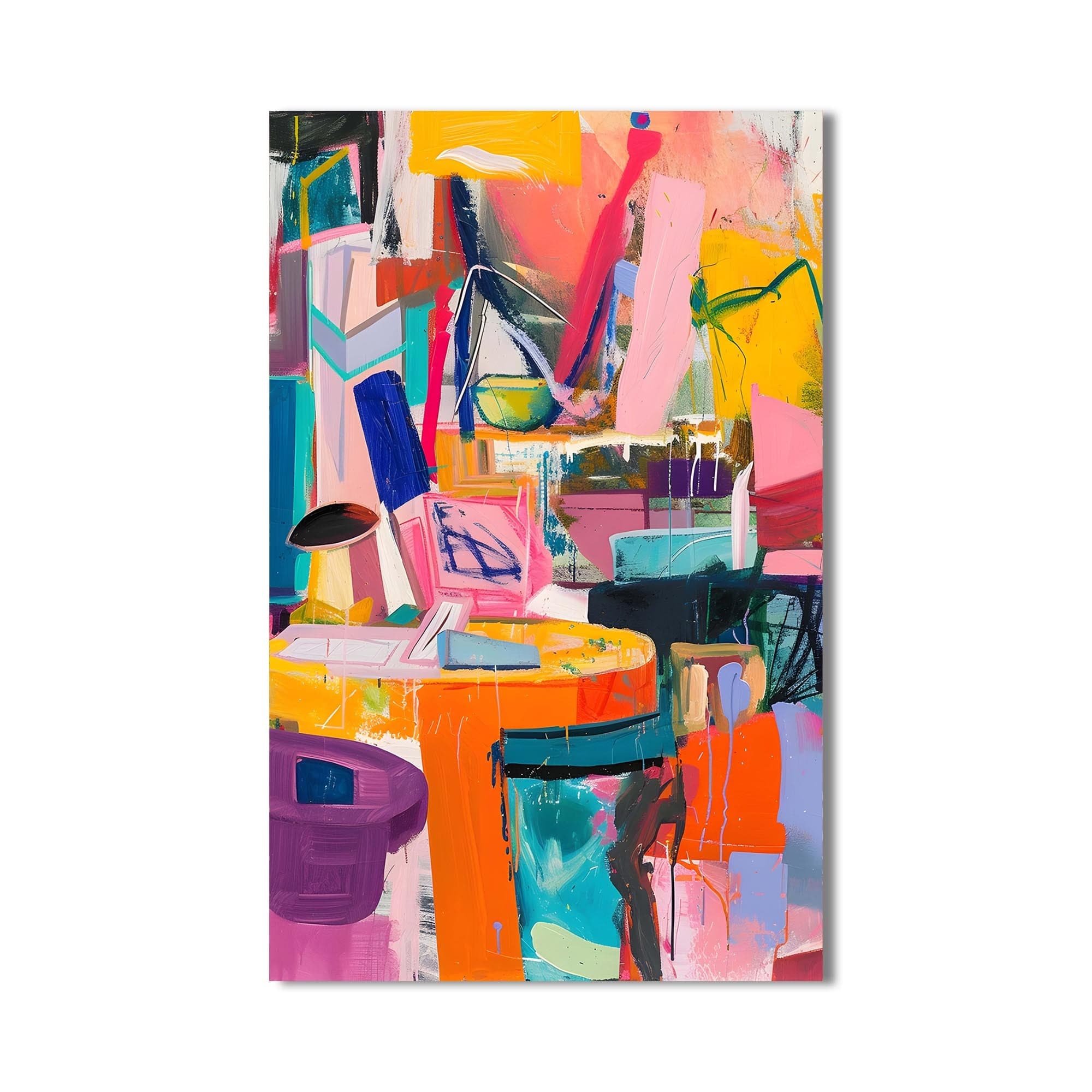 Artronauts Glass Print Abstract Studio- Tempered Glass Wall Art