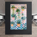 Artronauts Glass Print Abstarct Indoor Garden - Tempered Glass Wall Art