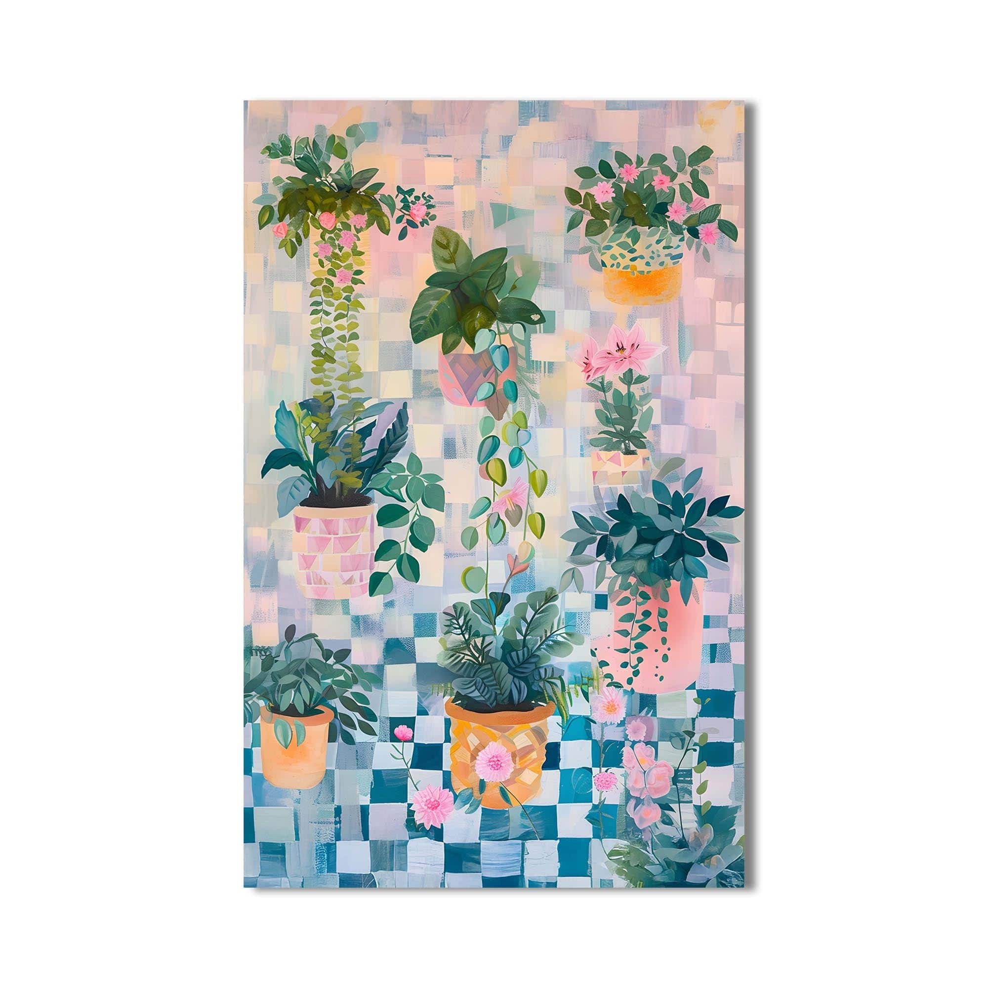 Artronauts Glass Print Abstarct Indoor Garden - Tempered Glass Wall Art