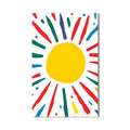 Artronauts Glass Print Abstract Sunburst II-Tempered Glass Wall Art