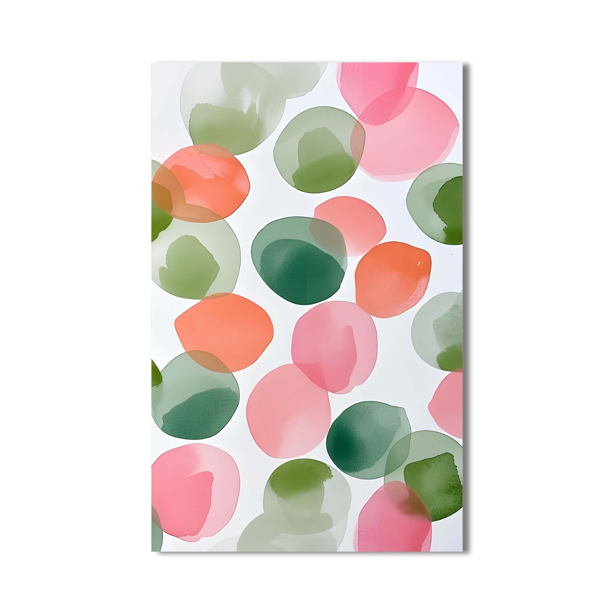 Artronauts Glass Print Pastel Bubbles - Abstract Tempered Glass Wall Art