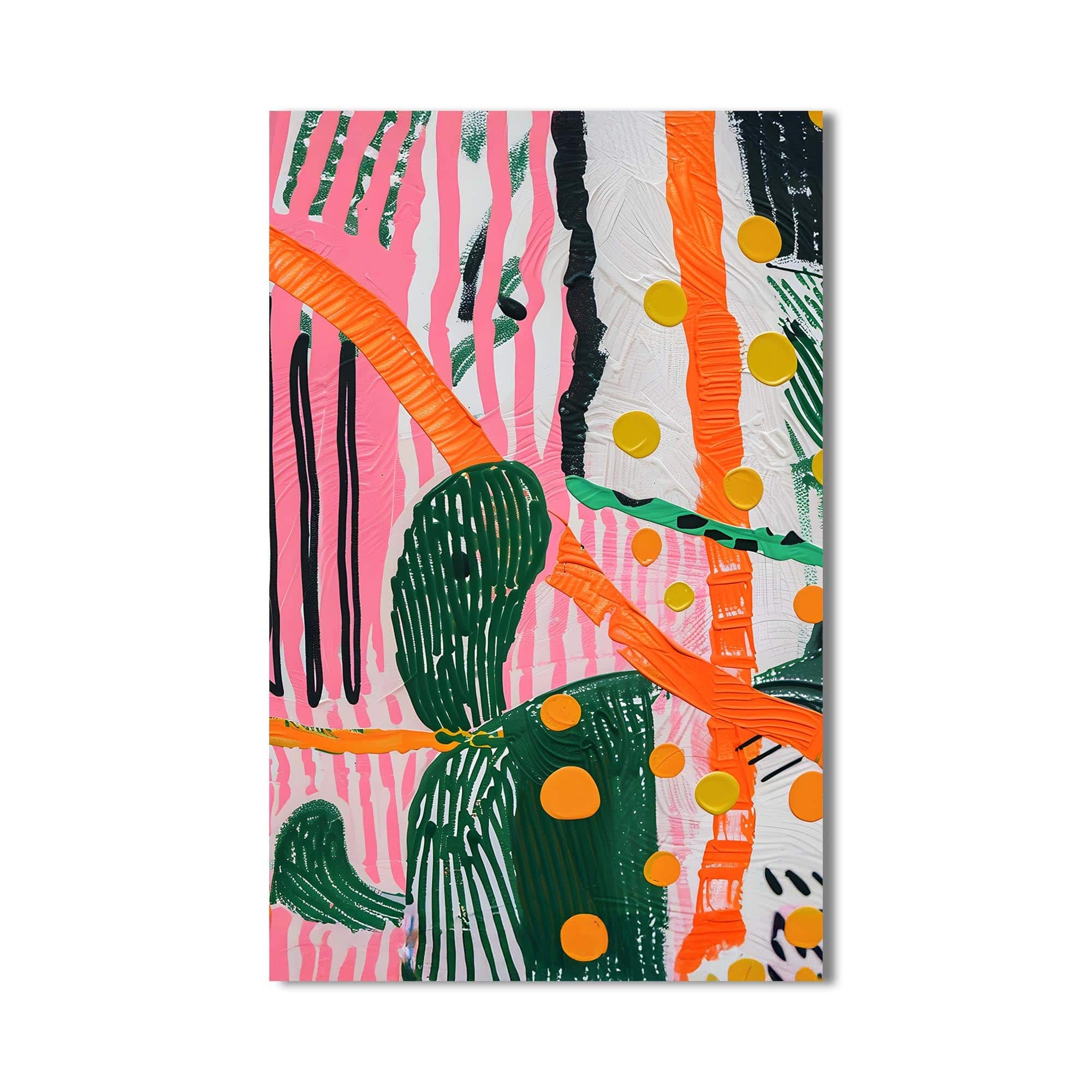 Artronauts Glass Print Bold Rhythm- Abstract Tempered Glass Wall Art