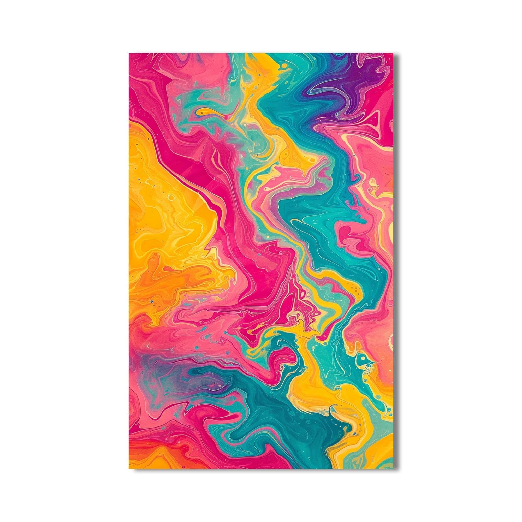 Artronauts Glass Print Marble Waves- Abstract Tempered Glass Wall Art