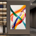 Artronauts Glass Print Swirl Strokes - Abstract Tempered Glass Wall Art
