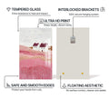 Artronauts Glass Print Soft Meadow- Abstract Tempered Glass Wall Art