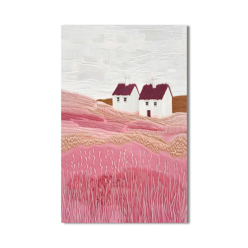 Artronauts Glass Print Soft Meadow- Abstract Tempered Glass Wall Art