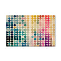 Artronauts Glass Print Deep Tone Dot Matrix - Abstract Tempered Glass Wall Art