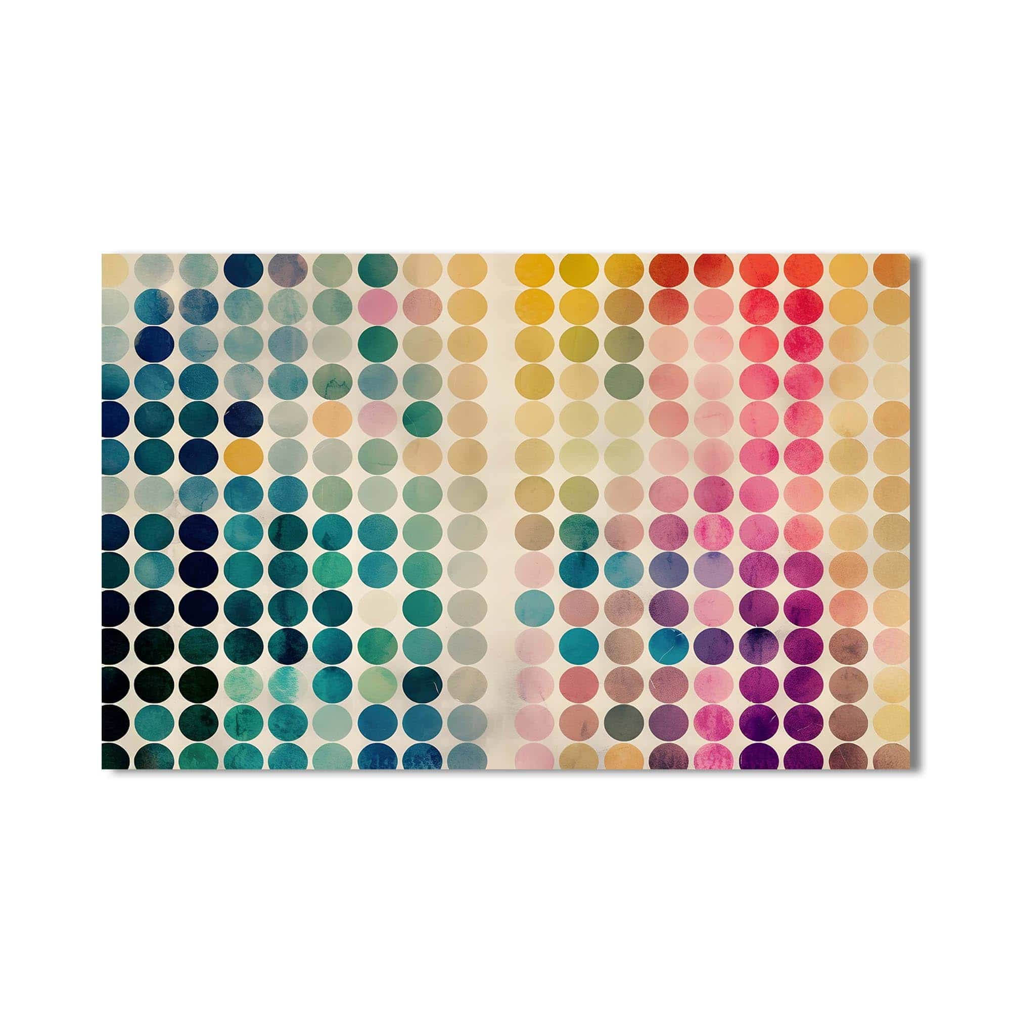 Artronauts Glass Print Deep Tone Dot Matrix - Abstract Tempered Glass Wall Art