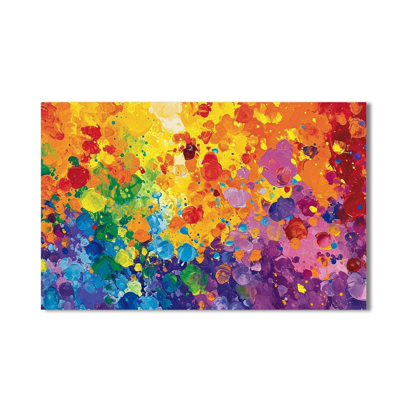 Artronauts Glass Print Spectrum Energy Splash - Abstract Tempered Glass Wall Art