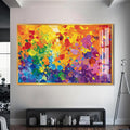 Artronauts Glass Print S | 72x46 cm | 28.3"x18.1" / Gold Spectrum Energy Splash - Abstract Tempered Glass Wall Art
