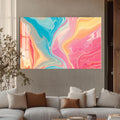 Artronauts Glass Print Pastel Drift – Abstract Tempered Glass Wall Art