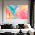 Artronauts Glass Print Pastel Drift – Abstract Tempered Glass Wall Art