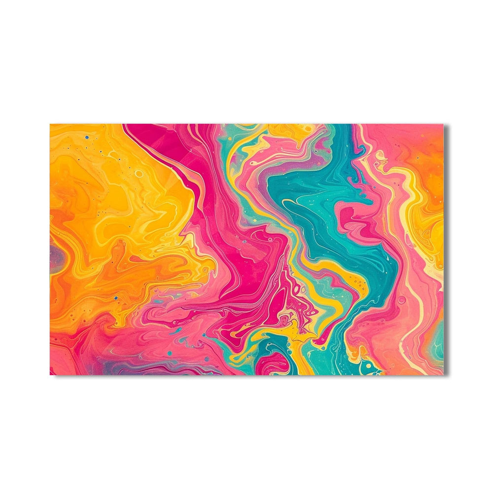 Artronauts Glass Print Candy Wave Motion – Abstract Tempered Glass Wall Art