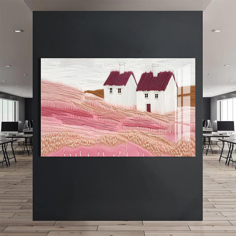 Artronauts Glass Print Countryside Whispers – Abstract Tempered Glass Wall Art