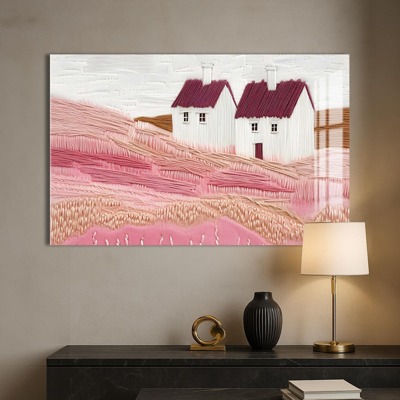 Artronauts Glass Print Countryside Whispers – Abstract Tempered Glass Wall Art