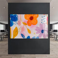 Artronauts Glass Print Floral Joy – Abstract Tempered Glass Wall Art