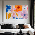 Artronauts Glass Print Floral Joy – Abstract Tempered Glass Wall Art