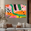 Artronauts Glass Print Bold Jungle Abstract-Abstract Tempered Glass Wall Art
