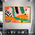 Artronauts Glass Print S | 72x46 cm | 28.3"x18.1" / Gold Bold Jungle Abstract-Abstract Tempered Glass Wall Art
