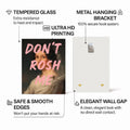 Artronauts Glass Print Don't Rush Me - Tempered Glass Wall Art