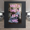 Artronauts Glass Print What A Vibe - Tempered Glass Wall Art