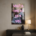 Artronauts Glass Print What A Vibe - Tempered Glass Wall Art