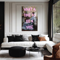 Artronauts Glass Print What A Vibe - Tempered Glass Wall Art