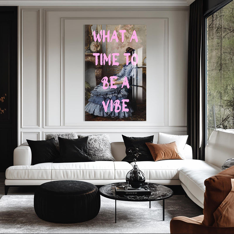 Artronauts Glass Print What A Vibe - Tempered Glass Wall Art